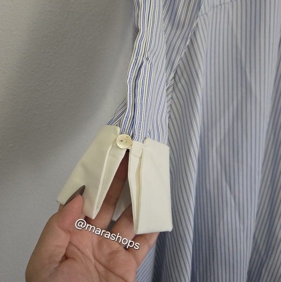 Pomander Place Blue Stripe Cannes Maxi Dress - Picture 5 of 9